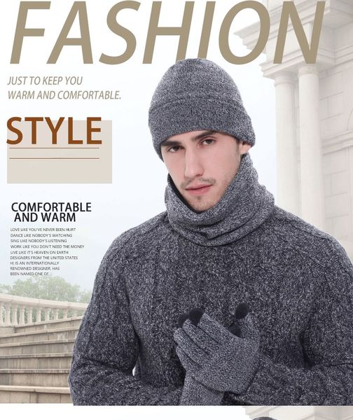 knitted beanie hat touch screen gloves winter neck warmer thermal windsrs driving bicycle snowboard headwear men
knitted beanie hat touch screen gloves winter neck warmer thermal windsrs driving bicycle snowboard headwear men