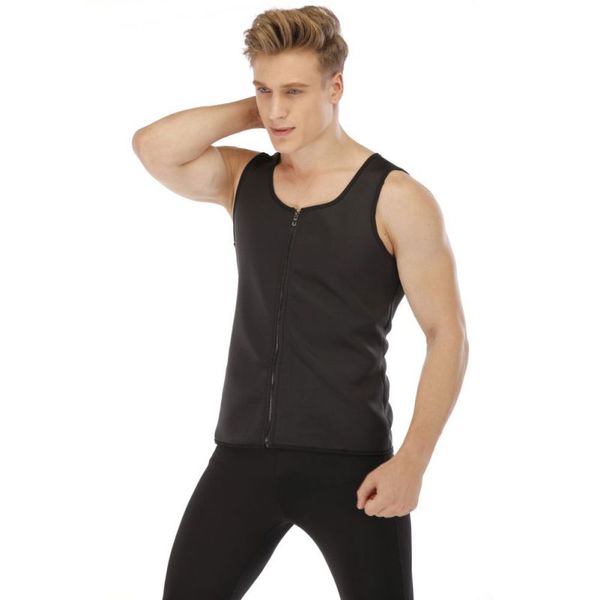 men fitness gym neoprene vest sweaty sauna vest body shaper slimming suit workout gym fitness zipper, Black;blue
men fitness gym neoprene vest sweaty sauna vest body shaper slimming suit workout gym fitness zipper, Black;blue