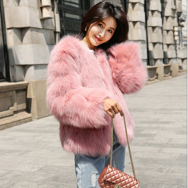 female imitation fur coat winter jacket soft short warm paragraph casual 2019 autumn new korean style plush, Black
female imitation fur coat winter jacket soft short warm paragraph casual 2019 autumn new korean style plush, Black