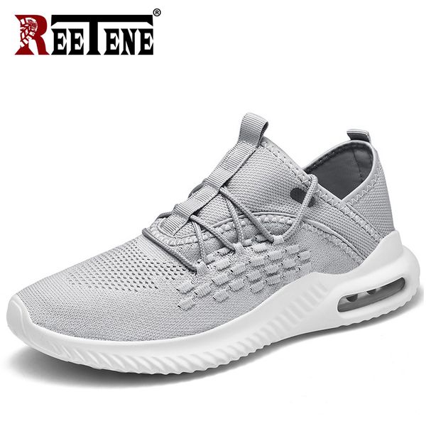 reetene new fashion men's casual sneakers lace-up mesh flats man shoes comfortable air cushion male shoes light sports men, Black
reetene new fashion men's casual sneakers lace-up mesh flats man shoes comfortable air cushion male shoes light sports men, Black