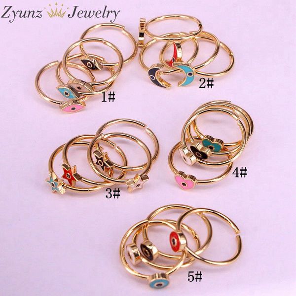 10pcs, lucky turkish boho round /oval/heart/moon/star eye jewelry ring gold color enamel lovely eye charm simple finger rings, Golden;silver
10pcs, lucky turkish boho round /oval/heart/moon/star eye jewelry ring gold color enamel lovely eye charm simple finger rings, Golden;silver
