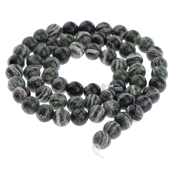smooth surface green zebra stone round loose beads for jewelry making, Silver
smooth surface green zebra stone round loose beads for jewelry making, Silver