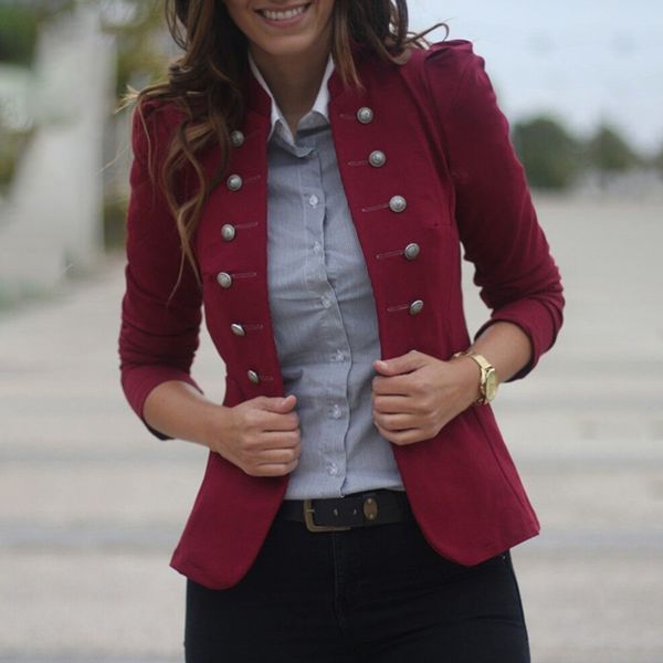 2019 designer blazer jacket women fashion long sleeve coat women double breasted jacket suits female classic blazer, White;black
2019 designer blazer jacket women fashion long sleeve coat women double breasted jacket suits female classic blazer, White;black