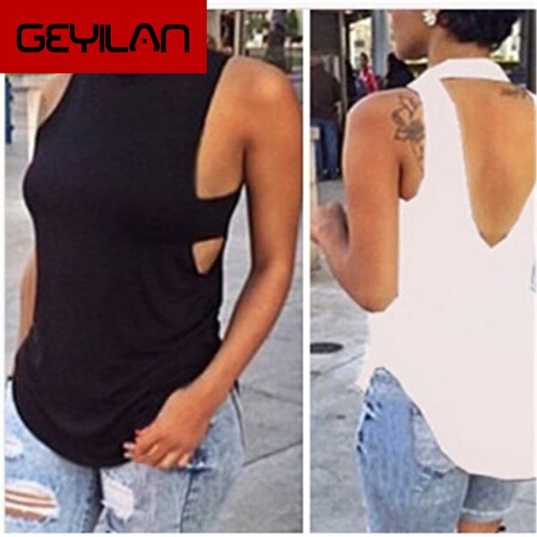 women's tanks & camis women summer casual open back tank vest basic solid black white sleeveless fashion skinny shirt
women's tanks & camis women summer casual open back tank vest basic solid black white sleeveless fashion skinny shirt
