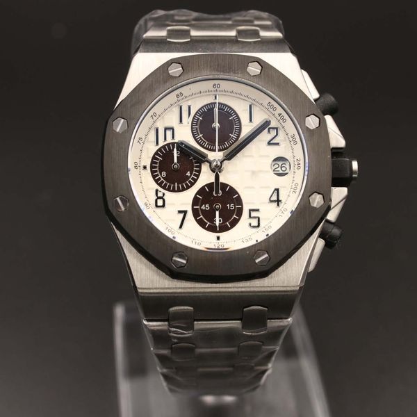 audemar pigue luxury mens watches men vk chronography quartz movement royal oak series mens watch 15400 steel strap mens sport watches 02, Slivery;brown
audemar pigue luxury mens watches men vk chronography quartz movement royal oak series mens watch 15400 steel strap mens sport watches 02, Slivery;brown