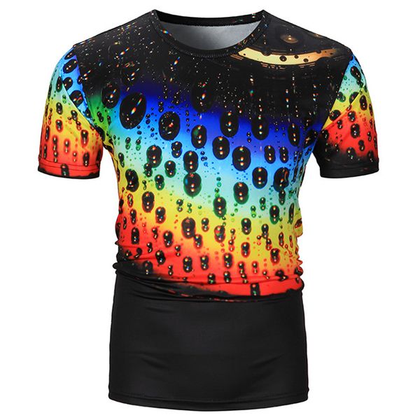 Summer Mens 3D TShirts O-Neck Short Sleeved Water Drop Cool Tees Teenagers Designer Pearl Tops Causal Mens Clothing
Summer Mens 3D TShirts O-Neck Short Sleeved Water Drop Cool Tees Teenagers Designer Pearl Tops Causal Mens Clothing
