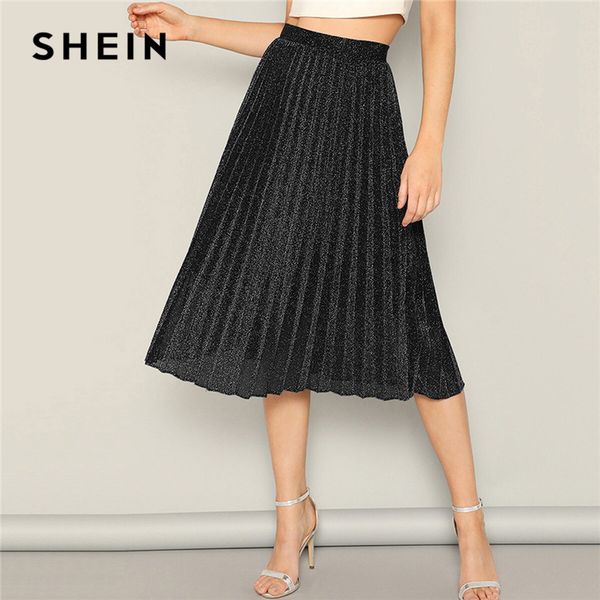 shein high waist glitter pleated skirt womens high waist black solid a line skirt glamorous spring autumn flared
shein high waist glitter pleated skirt womens high waist black solid a line skirt glamorous spring autumn flared