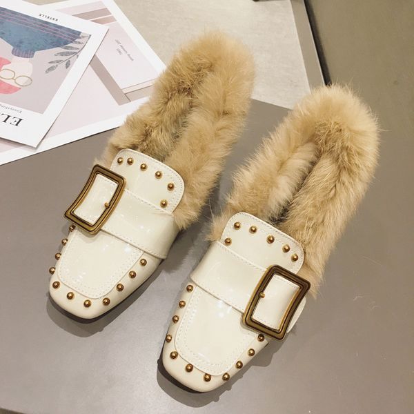 2020 new fur pumps square heeled dress shoes winter pump loafers square toe woman shoes faux fur office lady pumps, Black
2020 new fur pumps square heeled dress shoes winter pump loafers square toe woman shoes faux fur office lady pumps, Black