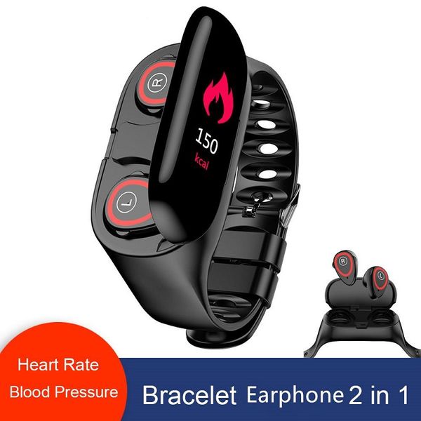 m1 tws dual bluetooth earphone ai smart bracelet watch men heart rate monitor smart wristband long time standby sport watch 1pcs
m1 tws dual bluetooth earphone ai smart bracelet watch men heart rate monitor smart wristband long time standby sport watch 1pcs