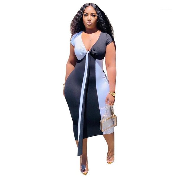 color panelled dresses short sleeve v neck casual dresses womens clothing plus size fashion womens dress designer, Black;gray
color panelled dresses short sleeve v neck casual dresses womens clothing plus size fashion womens dress designer, Black;gray
