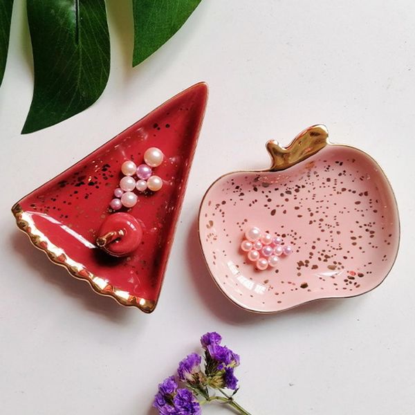 jewelry packaging box ceramic watermelon apples shape earrings necklace jewelry storage dish plate lovely storage box new, Blue;slivery
jewelry packaging box ceramic watermelon apples shape earrings necklace jewelry storage dish plate lovely storage box new, Blue;slivery