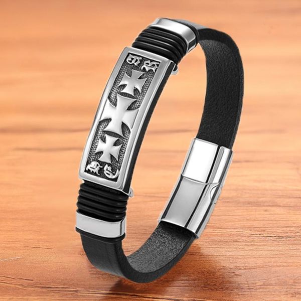 fashion charm rope braided leather magnet cross bracelet men stainless steel bangles accessories jewelry drop shipping, Golden;silver
fashion charm rope braided leather magnet cross bracelet men stainless steel bangles accessories jewelry drop shipping, Golden;silver