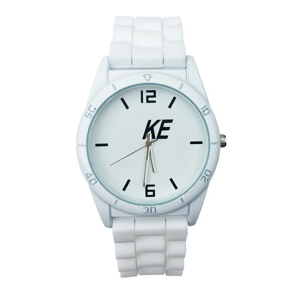 fashion brand watches women men silicone band quartz wrist watch n05, Slivery;brown
fashion brand watches women men silicone band quartz wrist watch n05, Slivery;brown