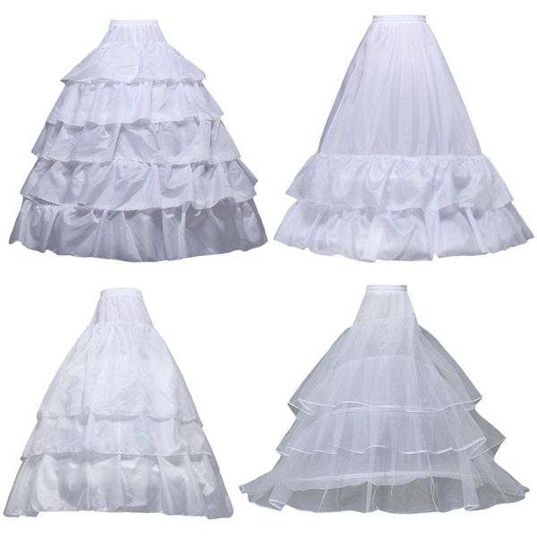 4 style white a-line hoop long crinoline petticoat wedding ruffles underskirt 24bc, Black
4 style white a-line hoop long crinoline petticoat wedding ruffles underskirt 24bc, Black