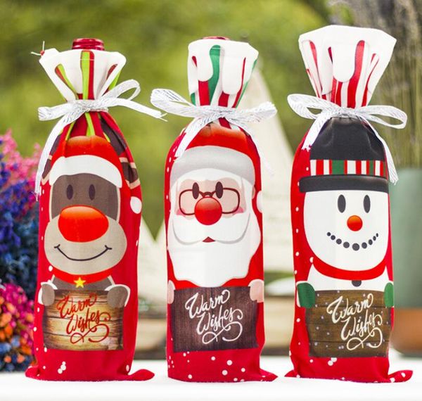 christmas wine bottle bags xmas red wine bottle cover bags with drawstrings santa snowman wine bottle decor bag, Pink;blue
christmas wine bottle bags xmas red wine bottle cover bags with drawstrings santa snowman wine bottle decor bag, Pink;blue