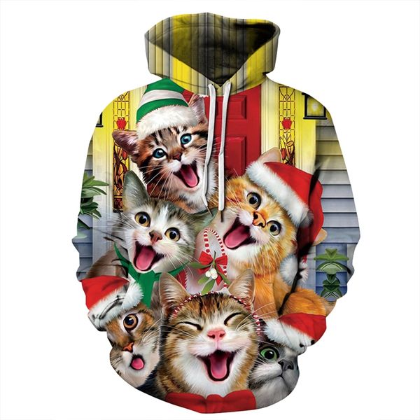 2019 christmas festival snowman cat hoodie hoodies men women long sleeve all over printed pullover hoody outwear 3d sweatshirt plus size, Black
2019 christmas festival snowman cat hoodie hoodies men women long sleeve all over printed pullover hoody outwear 3d sweatshirt plus size, Black