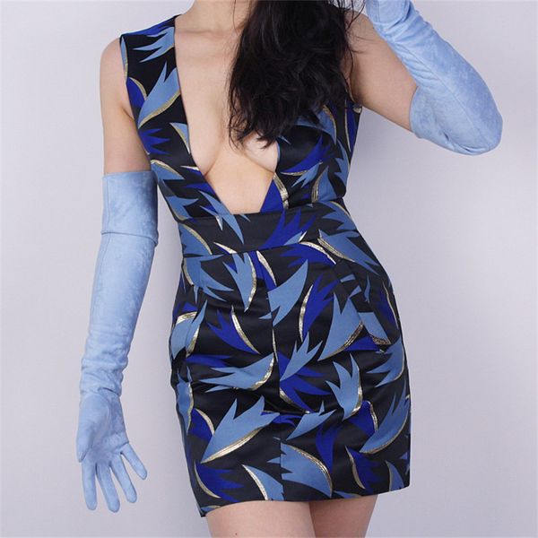 new suede extra long gloves woman leather gloves long style over elbow simulation leather light blue 60cm tb114, Blue;gray
new suede extra long gloves woman leather gloves long style over elbow simulation leather light blue 60cm tb114, Blue;gray