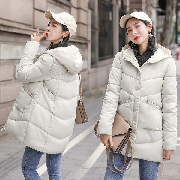 2019 women winter jacket warm thicken female womens coat long hooded outwear 10djh56, Black
2019 women winter jacket warm thicken female womens coat long hooded outwear 10djh56, Black