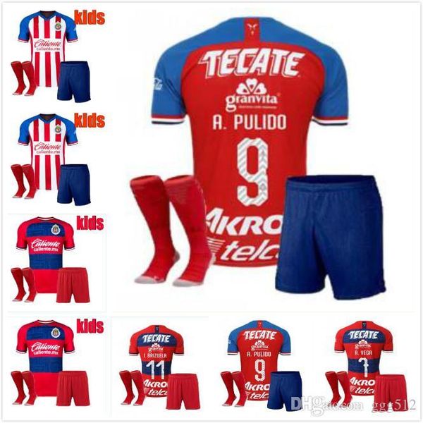 19/20 kids kit camiseta chivas soccer jersey 2020 liga mx chivas club america brizuela pulido lopez pizarro child suit football shirt unifo, Black
19/20 kids kit camiseta chivas soccer jersey 2020 liga mx chivas club america brizuela pulido lopez pizarro child suit football shirt unifo, Black