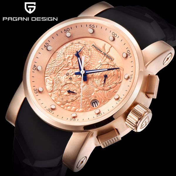 pagani design brand men watches luxury chinese dragon calendar new waterproof silicone strap fashion quartz men watch relogio, Slivery;brown
pagani design brand men watches luxury chinese dragon calendar new waterproof silicone strap fashion quartz men watch relogio, Slivery;brown