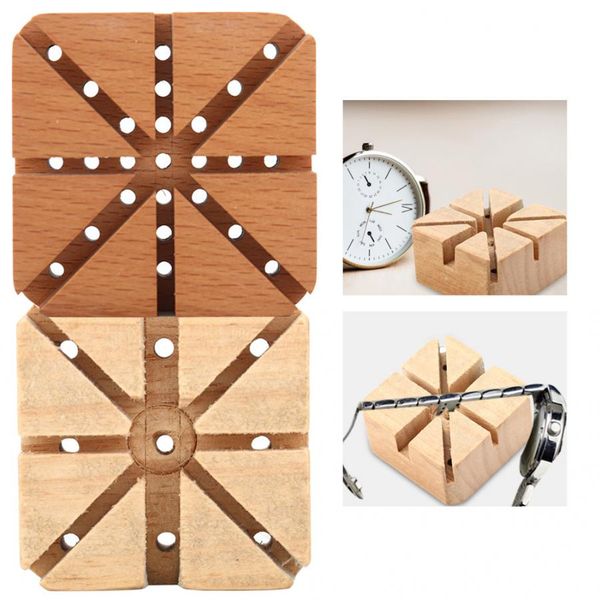 wooden watchband holder watch strap link remover base watch repairing tool highquality tools for watchmaker
wooden watchband holder watch strap link remover base watch repairing tool highquality tools for watchmaker