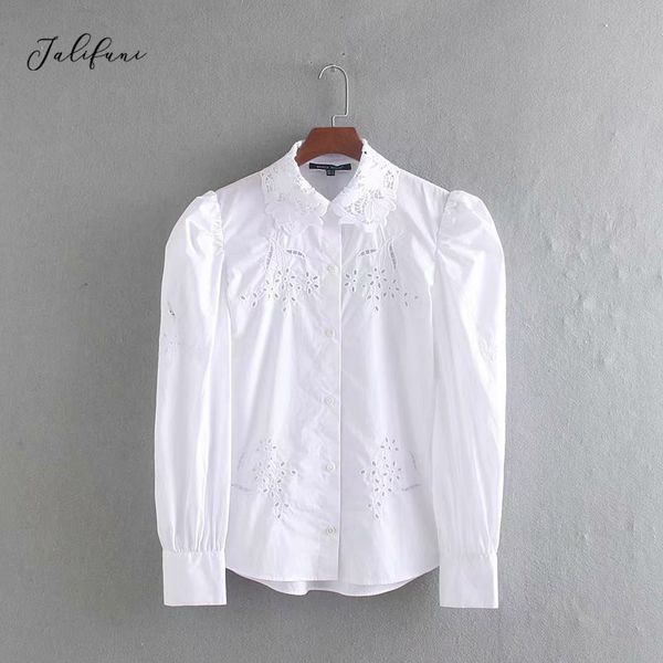white long sleeve blouse women lace crochet casual shirt turn down collar smock blouses elegant cut out embroidery shirts 
white long sleeve blouse women lace crochet casual shirt turn down collar smock blouses elegant cut out embroidery shirts