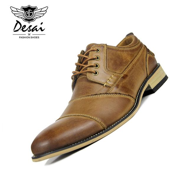 2018 new autumn men's business dress shoes genuine leather england fashion casual oxfords shoes classic three colors size 7.5-13, Black
2018 new autumn men's business dress shoes genuine leather england fashion casual oxfords shoes classic three colors size 7.5-13, Black