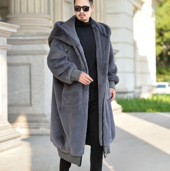 autumn hooded faux mink leather jacket mens winter thicken warm fur leather coat men loose jackets jaqueta de couro fashion, Black
autumn hooded faux mink leather jacket mens winter thicken warm fur leather coat men loose jackets jaqueta de couro fashion, Black