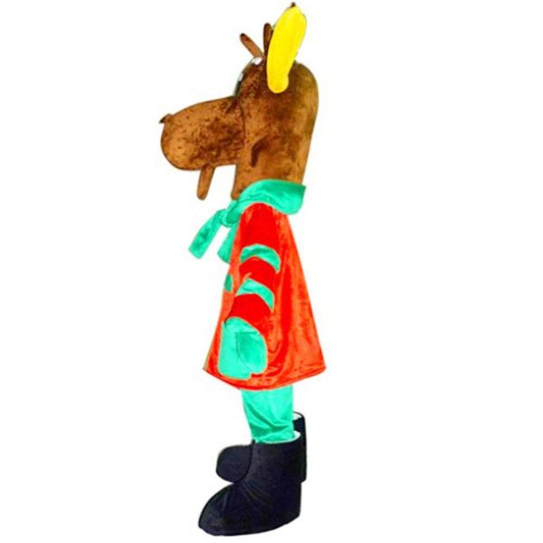 2019 festival reindeer moose elk mascot costume fancy dress celebratio, Red;yellow
2019 festival reindeer moose elk mascot costume fancy dress celebratio, Red;yellow