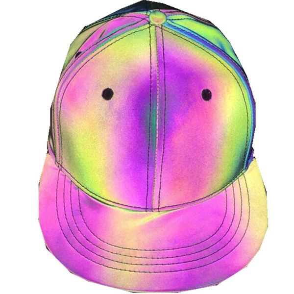 cap dazzle color reflective baseball cap casual seven color luminous flat men and women fantasy sun hat, Blue;gray
cap dazzle color reflective baseball cap casual seven color luminous flat men and women fantasy sun hat, Blue;gray