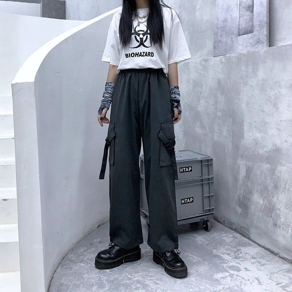 nicemix комбинезоны корейский harajuku стиль streetwear хип-хоп ретро свободный случайный с карманами шириной ноги брюки пары брюк женщин, Black;white
nicemix комбинезоны корейский harajuku стиль streetwear хип-хоп ретро свободный случайный с карманами шириной ноги брюки пары брюк женщин, Black;white