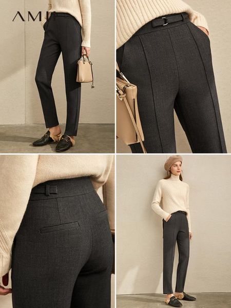 amii minimalist net red fashion korean casual pants women's new straight tube high thin smoke tube pants in winter, Black;white
amii minimalist net red fashion korean casual pants women's new straight tube high thin smoke tube pants in winter, Black;white