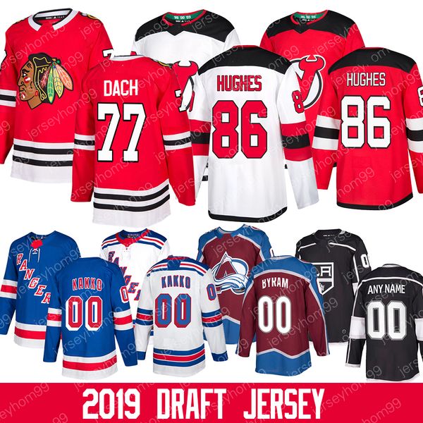 2019 New Custom Devils Hockey Jerseys 86 Jack Hughes New York Rangers Kaapo Kakko Chicago Blackhawks 77 Kirby Dach jersey 
2019 New Custom Devils Hockey Jerseys 86 Jack Hughes New York Rangers Kaapo Kakko Chicago Blackhawks 77 Kirby Dach jersey