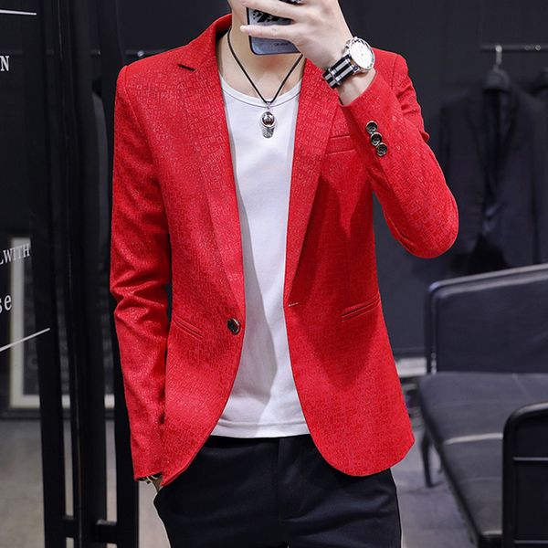 2020 красный моды весна лето blazer мужские slim fit пиджаки повседневный мужчина стильная куртка молодых мужчин пальто пром man jacket, White;black
2020 красный моды весна лето blazer мужские slim fit пиджаки повседневный мужчина стильная куртка молодых мужчин пальто пром man jacket, White;black