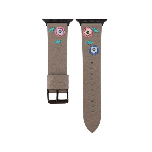 leather strap for apple watch band series 5 4 3 2 1 embroidered style bracelet for iwatch bands 42/38/44/40mm accessories, Black;brown
leather strap for apple watch band series 5 4 3 2 1 embroidered style bracelet for iwatch bands 42/38/44/40mm accessories, Black;brown