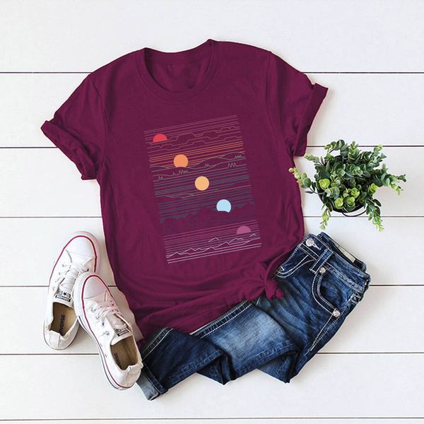 design women's t-shirt summer creative geometric women's t-shirt fashion new cotton short sleeve-3, White
design women's t-shirt summer creative geometric women's t-shirt fashion new cotton short sleeve-3, White