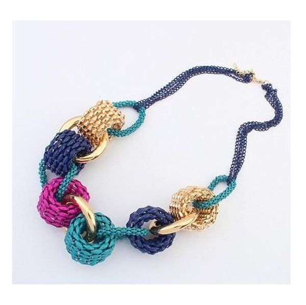 fashion circles handmade big necklace chunky chain women choker wide maxi collar statement necklaces gb264, Golden;silver
fashion circles handmade big necklace chunky chain women choker wide maxi collar statement necklaces gb264, Golden;silver
