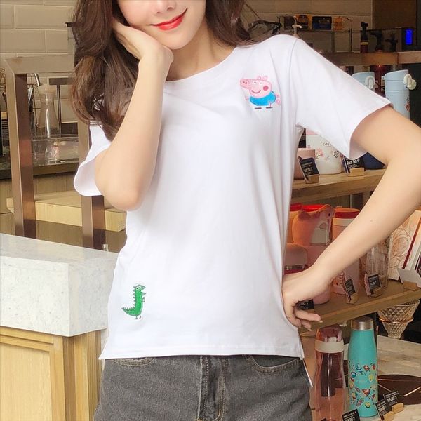 2020 headscarf loose slim embroidered short-sleeved t-shirt women's dress student sweet all-match 2020 headscarf loose slim embroidered, White
2020 headscarf loose slim embroidered short-sleeved t-shirt women's dress student sweet all-match 2020 headscarf loose slim embroidered, White