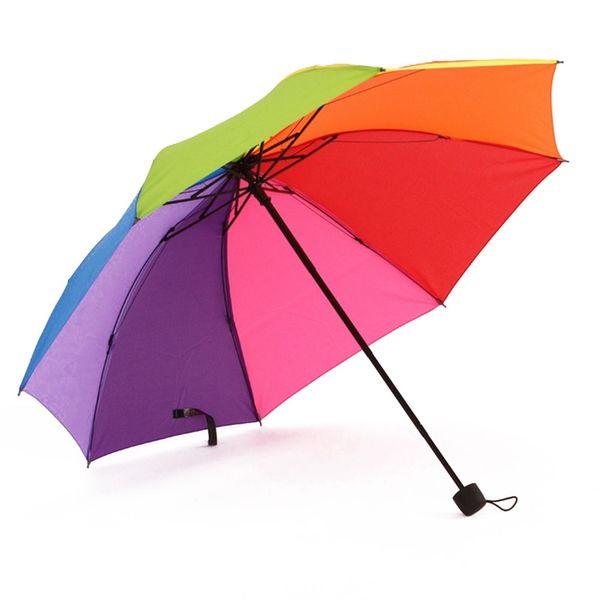 colorful triple folding rain sun rainbow women's umbrella windproof waterproof parasol protection umbrella
colorful triple folding rain sun rainbow women's umbrella windproof waterproof parasol protection umbrella