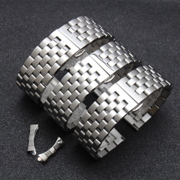 shengmeirui strap for men's watch strap solid stainless steel bracelet 18mm 20mm 21mm 22mm silver butterfly buckle watchband, Black;brown
shengmeirui strap for men's watch strap solid stainless steel bracelet 18mm 20mm 21mm 22mm silver butterfly buckle watchband, Black;brown