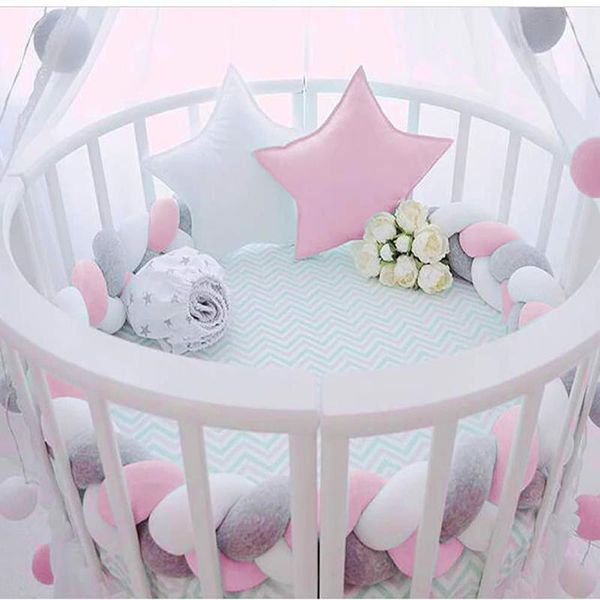 3m long knotted braid pillow knot crib newborn bed bumper baby crib bumper bed knot infant room decor (3 meter
3m long knotted braid pillow knot crib newborn bed bumper baby crib bumper bed knot infant room decor (3 meter