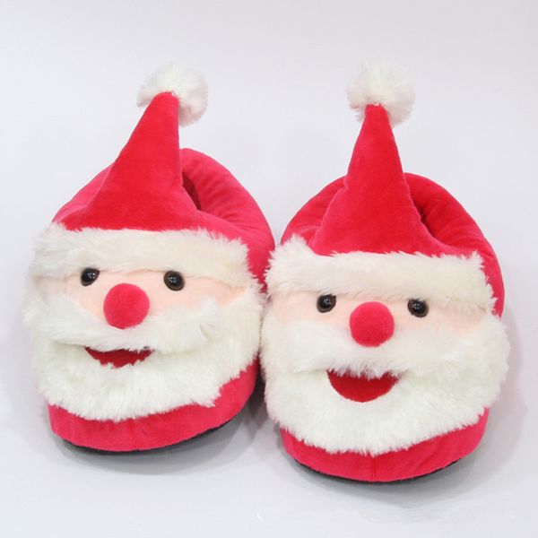 2019 winter slippers.creative cartoon santa claus half-pack cotton slippers non-slip home plush cotton shoes for men and women, Black
2019 winter slippers.creative cartoon santa claus half-pack cotton slippers non-slip home plush cotton shoes for men and women, Black