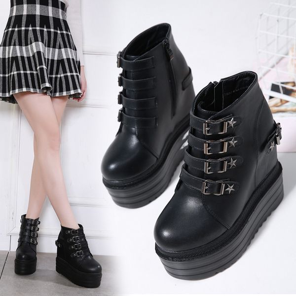 shoes women boots high heels zipper winter footwear stiletto autumn lolita rubber ankle wedge 2020 rock wedges flock microfiber, Black
shoes women boots high heels zipper winter footwear stiletto autumn lolita rubber ankle wedge 2020 rock wedges flock microfiber, Black