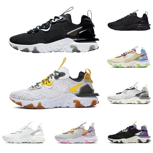 2020 react vision element 87 55 mens running shoes black iridescent undercover triple black white taped seams men women sports sneakers
2020 react vision element 87 55 mens running shoes black iridescent undercover triple black white taped seams men women sports sneakers
