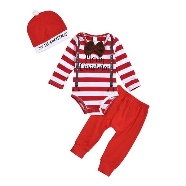 cute baby girl clothes christmas stripe print long sleeve romper new newborn infant girls boys bodysuit pants hats outfits bebes, White
cute baby girl clothes christmas stripe print long sleeve romper new newborn infant girls boys bodysuit pants hats outfits bebes, White