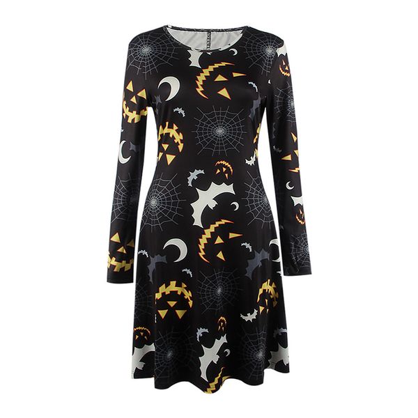 halloween christmas black and white gray bat moonlight print long sleeve dress black, Black;gray
halloween christmas black and white gray bat moonlight print long sleeve dress black, Black;gray