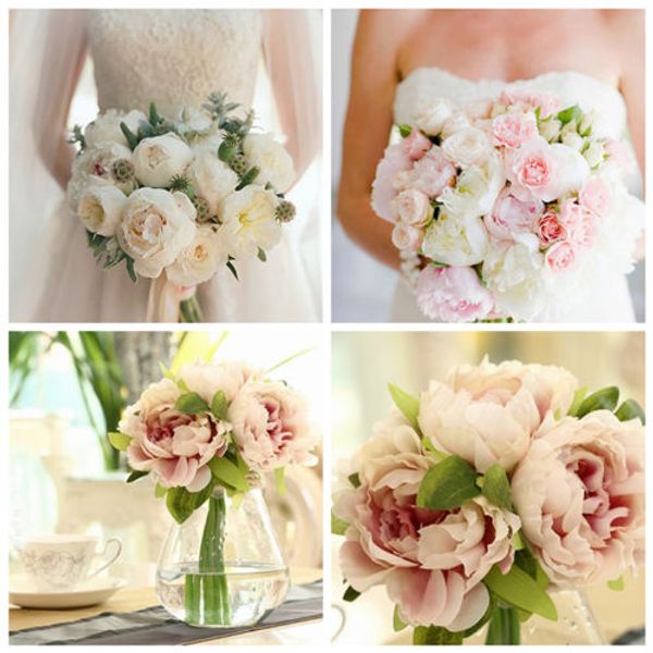 1 bouquet artificial fake peony silk flower wedding party home garden decor flowers decorative accessories
1 bouquet artificial fake peony silk flower wedding party home garden decor flowers decorative accessories