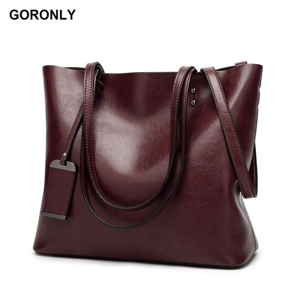 goronly brand new leather tote women handbags designer large capacity shoulder bags fashion lady purses crossbody bag bolsas y190620
goronly brand new leather tote women handbags designer large capacity shoulder bags fashion lady purses crossbody bag bolsas y190620