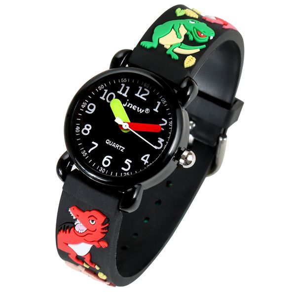 jnew 2019 children's watch dinosaur-styles watches fashion cute acrylic glass stainless steel waterproof wrist watches clock black no86, Slivery;brown
jnew 2019 children's watch dinosaur-styles watches fashion cute acrylic glass stainless steel waterproof wrist watches clock black no86, Slivery;brown