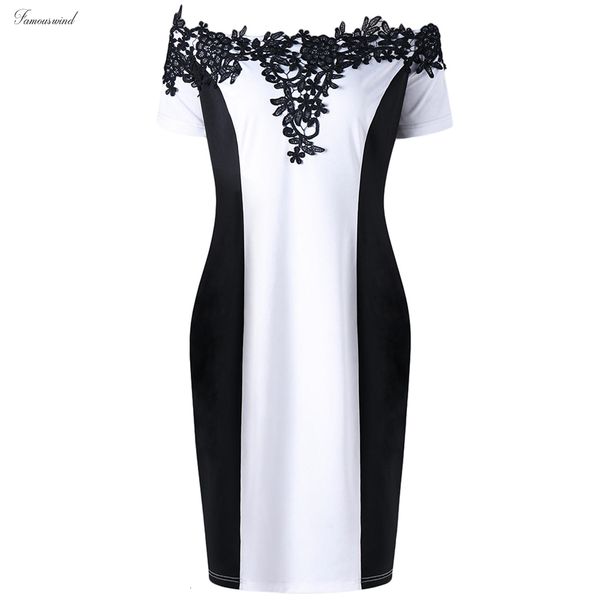 new dress 5xl plus size off the appliqued pencil short sleeve mini shoulder vestidos color block big size designer clothes, Black;gray
new dress 5xl plus size off the appliqued pencil short sleeve mini shoulder vestidos color block big size designer clothes, Black;gray